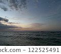 Sunset over the sea 122525491