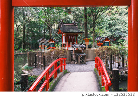 [Ogami Shrine] A spot with an attractive vermilion color scheme 122525538