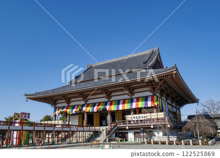 Setsubun Festival at the main hall of Sojiji Temple in Nishiarai Daishi, Tokyo 122525869