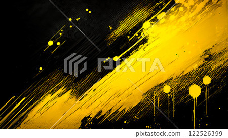 背景材質 Grunge 黃黑色水彩動態模糊 2 背景材質 Grunge 黃黑色水彩動態模糊 2 122526399