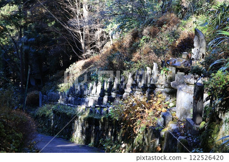 One hundred Kannon statues lined up at Suisenji Temple in Minano Town, Chichibu District 122526420