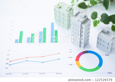 商業圖表和企業建設 122526579