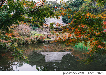 [長岳寺] 奈良的紅葉名勝 122527028