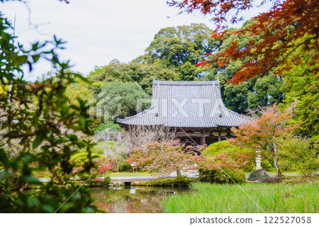 [Chogakuji Temple] A beautiful spot for viewing autumn leaves in Nara 122527058
