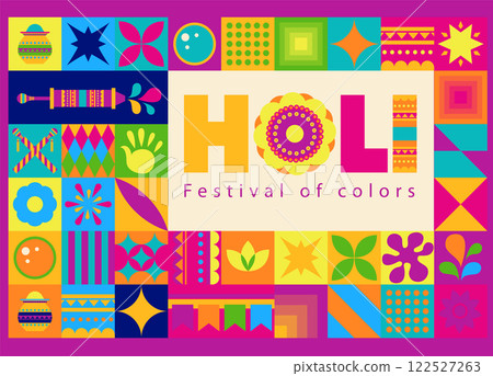 Vibrant Holi Celebration Graphics vector Vibrant Holi Celebration Graphics vector 122527263