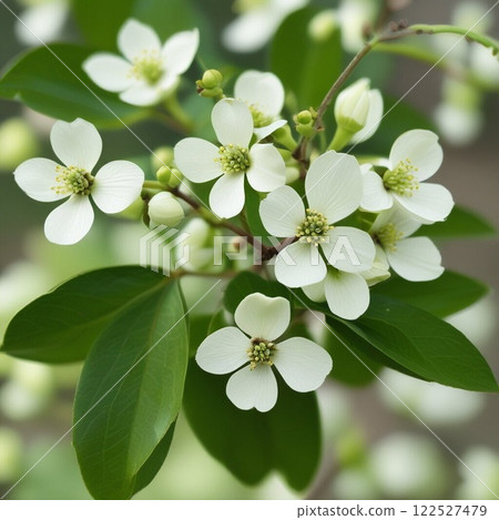 White flower White flower 122527479