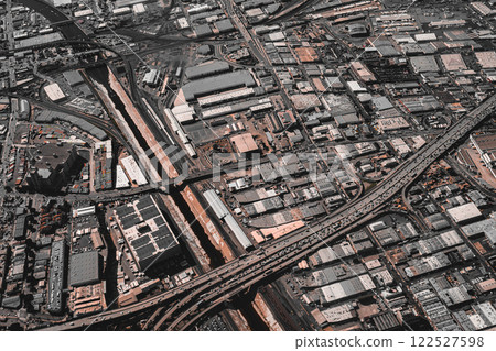 Highway in Los Angeles 122527598