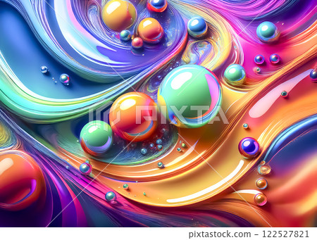 色彩繽紛的抽象圖像素材 色彩繽紛的抽象圖像素材 122527821