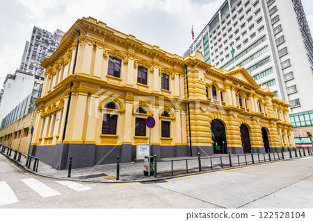 The Fire Services Museum is an old fire station, now turned into a museum in Macau, China. 122528104