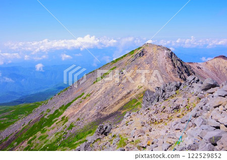 通往乘鞍山頂的山脊線景觀 通往乘鞍山頂的山脊線景觀 122529852