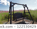 Swinging in the Flower Field 122530429