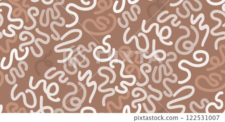 Wavy swirled lines in Mocha Mousse color seamless Wavy swirled lines in Mocha Mousse color seamless 122531007