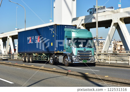 Image of logistics Large truck Image of logistics Large truck 122531316