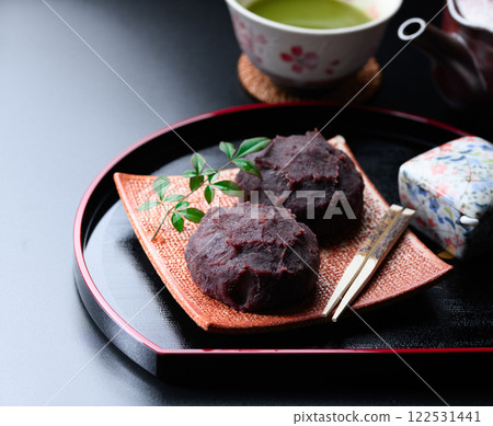 Ohagi, a Japanese sweet that represents Japan 122531441