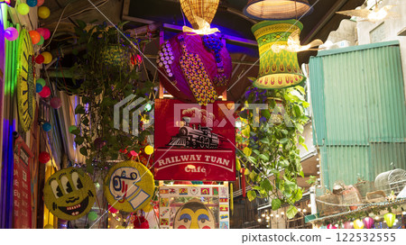 Train Cafe, Vietnam, May 2024 122532555