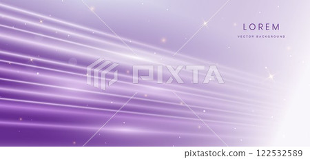Abstract background diagonal speed motion light purple and white stripe lines. 122532589
