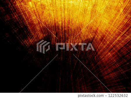 Golden shining light lines, crossing lines, streaks of light (background material) dark 122532632