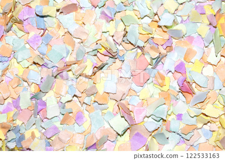 Torn Paper Layers Little Rainbow Confetti Colour Delicate Abstract Gentle Texture Background Torn Paper Layers Little Rainbow Confetti Colour Delicate Abstract Gentle Texture Background 122533163
