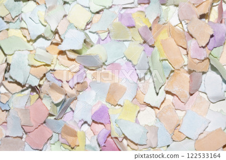 Torn Paper Layers Little Rainbow Confetti Colour Delicate Abstract Gentle Texture Background Torn Paper Layers Little Rainbow Confetti Colour Delicate Abstract Gentle Texture Background 122533164