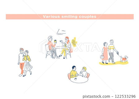 Set of 4 different couples 122533296