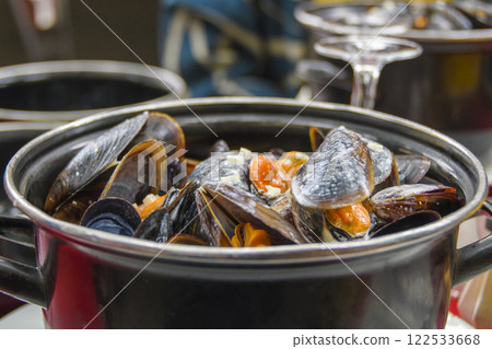 Moules and frites, Nimes, France Moules and frites, Nimes, France 122533668