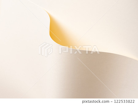 A softly curved beige paper background with a smooth, refined texture. The muted, neutral tones and A softly curved beige paper background with a smooth, refined texture. The muted, neutral tones and 122533822