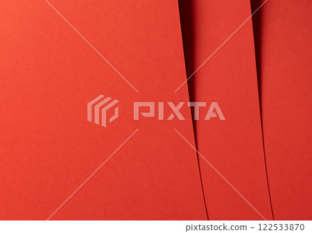 Fiesta red and orange paper background with vertical, sharp sheets and a smooth matte finish. Rich, Fiesta red and orange paper background with vertical, sharp sheets and a smooth matte finish. Rich, 122533870