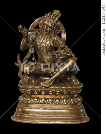 17th Century Tibetan Brahmarupa Mahakala Art 122534145