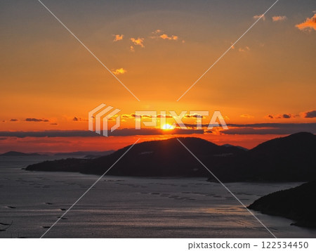 從萬葉岬看到的播磨灘夜景 122534450