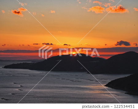 Evening view of Harima Nada seen from Cape Manyo Evening view of Harima Nada seen from Cape Manyo 122534451
