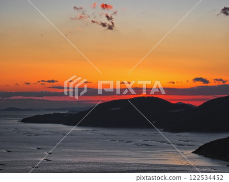 Evening view of Harima Nada seen from Cape Manyo Evening view of Harima Nada seen from Cape Manyo 122534452
