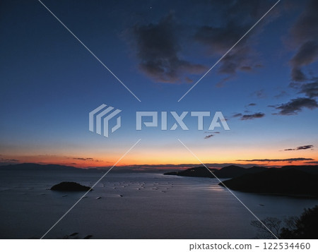 Evening view of Harima Nada seen from Cape Manyo Evening view of Harima Nada seen from Cape Manyo 122534460