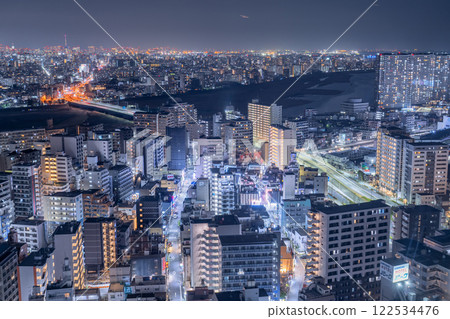 [東京]從川崎市眺望東京夜景 122534476