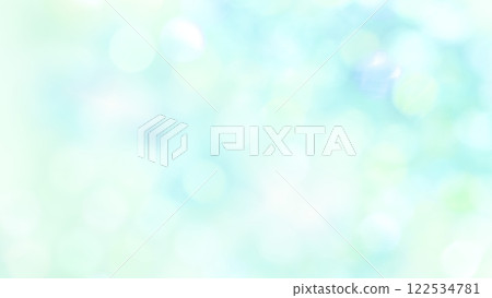 鮮綠色淺藍色閃閃發光的背景圖初夏柔和的藍色 122534781