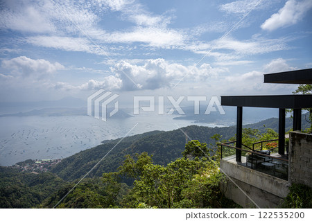 A view over Lake Taal and the Taal Volcano, from Tagaytay City, the Philippines A view over Lake Taal and the Taal Volcano, from Tagaytay City, the Philippines 122535200