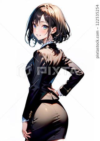 回顧的衣服的一名婦女 回顧的衣服的一名婦女 122535254