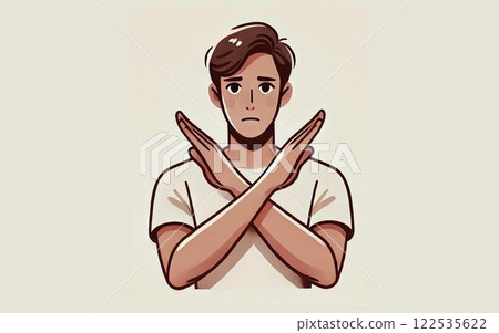 一名男子做絕對不允許的事情的插圖 122535622