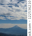 Mount Fuji as seen from the top of Mount Kayagatake in Yamanashi Prefecture 122536210