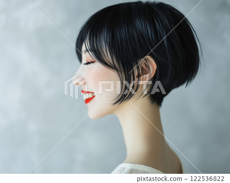 人工智慧生成的圖像:白皙皮膚年輕女性的側面肖像 人工智慧生成的圖像:白皙皮膚年輕女性的側面肖像 122536822