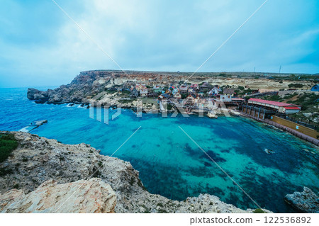 Malta's beautiful sea and scenery 122536892