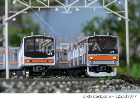 Railway model N gauge Musashino Line 205 series 10 Railway model N gauge Musashino Line 205 series 10 122537377