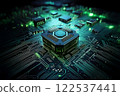 Electronic circuit background 122537441