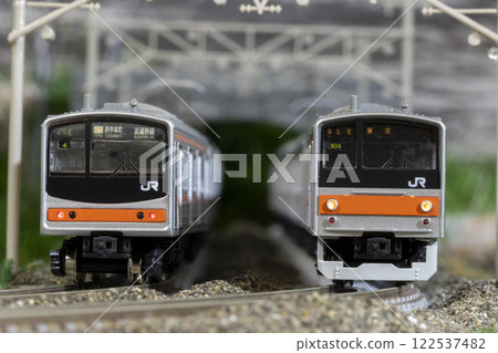 Railway model N gauge Musashino Line 205 series 24 Railway model N gauge Musashino Line 205 series 24 122537482