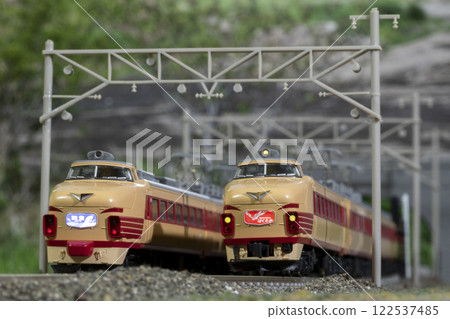 Railway model N gauge 489 series express Noto Hakukata 03 122537485