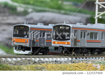 Model train N gauge Musashino Line 205 series 21 Model train N gauge Musashino Line 205 series 21 122537489