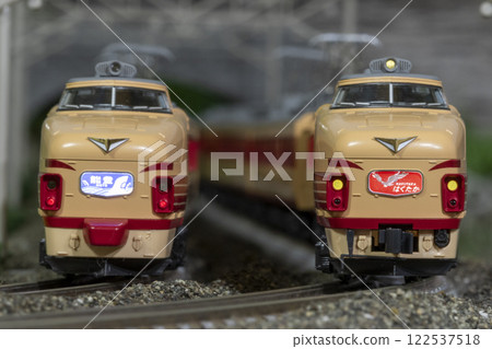 Railway model N gauge 489 series express Noto express Hakukata 12 122537518