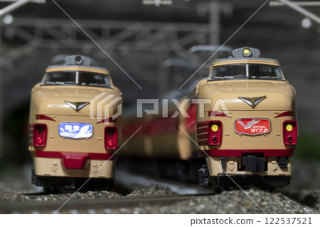 鐵道模型 N 軌距 489 系特急能登特急白方 09 122537521