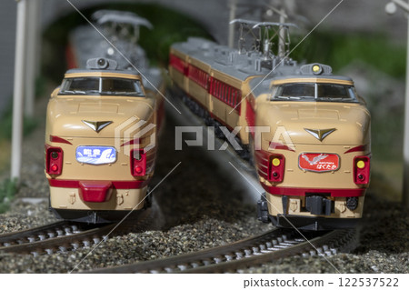 Railway model N gauge 489 series express Noto express Hakukata 08 122537522