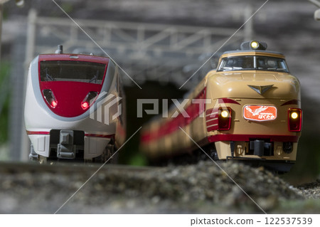 鐵路模型 N 軌距 489/683 系列 Hakutaka 特快列車 08 122537539