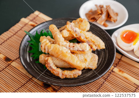 Salted squid tempura Salted squid tempura 122537575